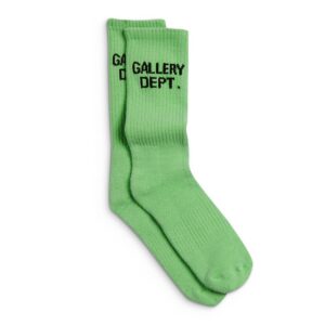 GALLERY DEPT CLEAN SOCKS FLO GREEN