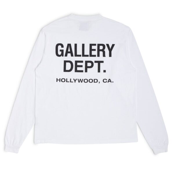 GALLERY DEPT WHITE SOUVENIR L/S TEE