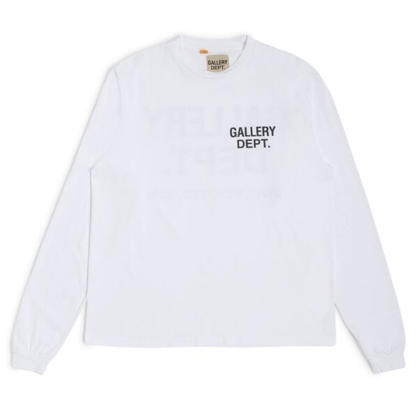 GALLERY DEPT WHITE SOUVENIR L/S TEE