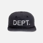 GALLERY DEPT BASEBALL EMBROIDERED HAT BLACK