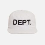 GALLERY DEPT BASEBALL EMBROIDERED HAT WHITE