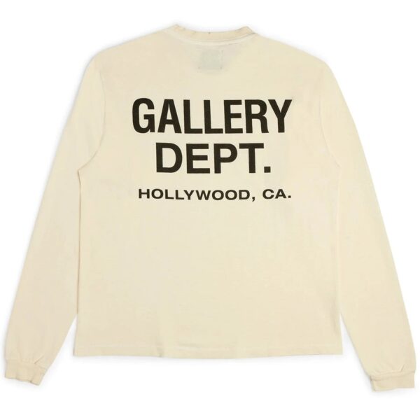 GALLERY DEPT CREAM SOUVENIR L/S TEE