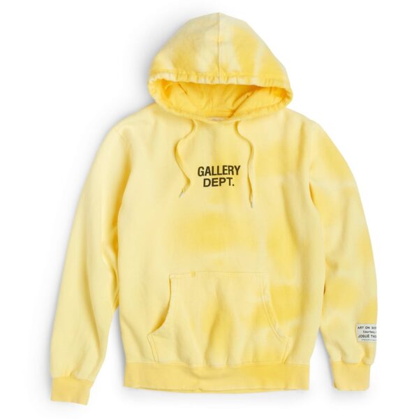 GALLERY DEPT SUNFADED CENTER LOGO HOODIE